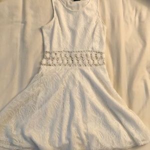 Full tilt white cut out dress